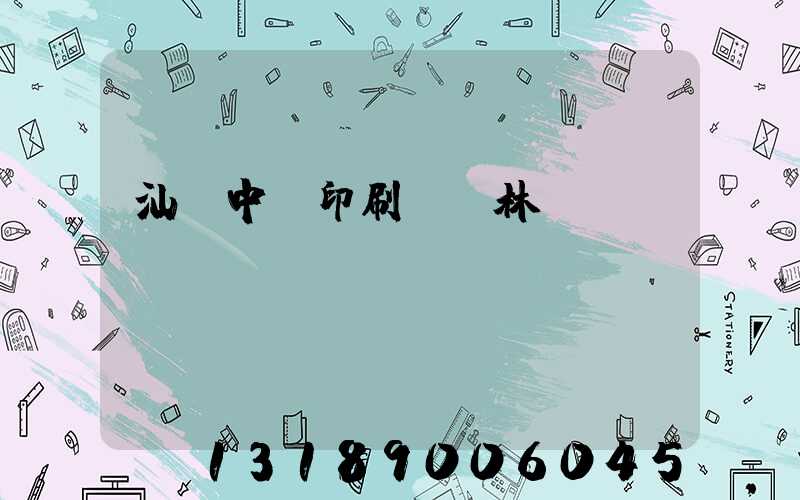 汕頭中興印刷廠 林偉國(guó)